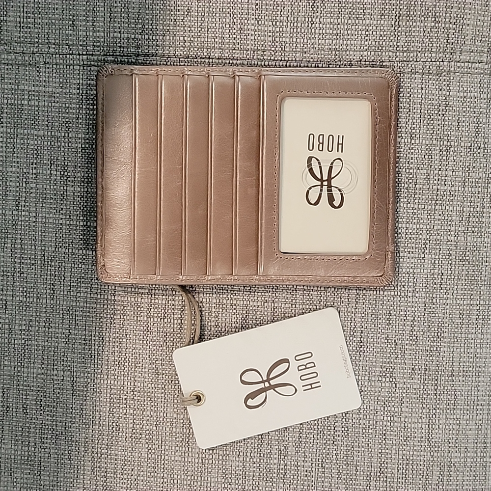 HOBO euro slide wallet NWT color cameo
